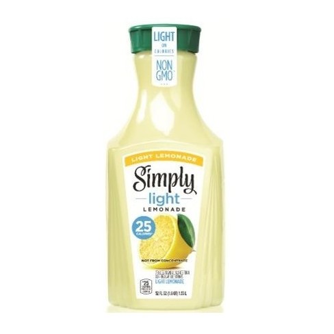 Simply Light Lemonade Juice Drink - 52 Fl Oz Bottle : Target