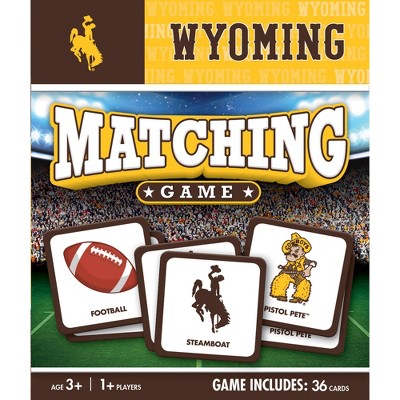 MasterPieces Officially Licensed NCAA Wyoming Cowboys Matching Game for Kids and Families