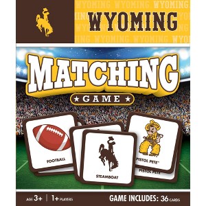 MasterPieces Officially Licensed NCAA Wyoming Cowboys Matching Game for Kids and Families - 1 of 4