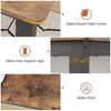 ODK 63 Inch Home Office Computer Desk, Gaming Writing Desk with Black Metal Frame and Sturdy Legs, Modern Dining Table, for Study Room - 4 of 4