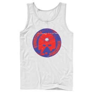 Men's Peacemaker Red Helmet Tank Top - 1 of 4