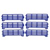 1/64 Pack of 6 Blue Long Fence Links,  3D Printed Farm Model RW-32 - 4 of 4