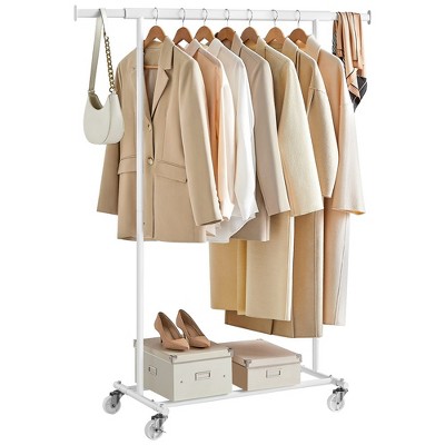 Clothes Rack with Wheels, Clothing Rack for Hanging Clothes, Garment ...