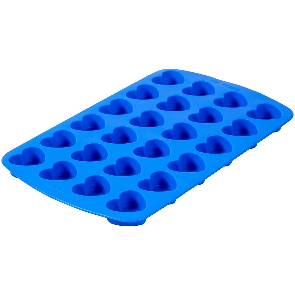 UPC 070896249098 product image for Wilton 24 Cavity Easy Flex Silicone Heart Mold for Ice Cubes, Geletin Baking & C | upcitemdb.com