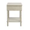 Starlight Canyon Home,Beige Bedside Table with Solid Wood Frame and MDF with Wood Veneer Finish - 2 of 4
