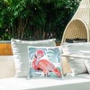 Stupell Industries Tropical Flamingo Green Monstera, 18 x 18 - 2 of 3