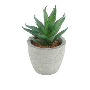 Unique Bargains Artificial Plants Green 2.76"x2.76"x4.33" 1 Pcs - 1 of 4