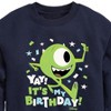 Boys' - Disney - Mike Yay It's My Birthday Graphic Long Sleeve Fleece Sweatshirt - 2 of 4