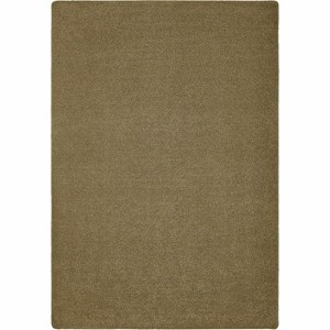 Carpets for Kids KIDply Soft Solids Collection Classroom Rug, Brown Sugar - 1 of 4