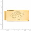Black Bow Jewelry 14k Yellow Gold Minnesota Wild NHL Money Clip - 2 of 3