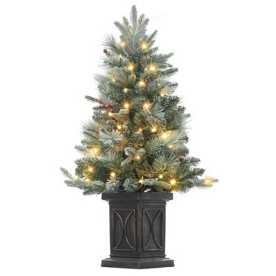 3ft Christmas Tree with 78 Led Lights 1pack or 2 pack