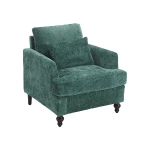 NicBex Accent Chair Modern Chenille Fabric Lounge Armchair with Pillow and Wood Frame for Bedroom,Living Room - 1 of 4