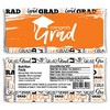 Big Dot of Happiness Orange Grad - Best is Yet to Come - Candy Bar Wrapper Orange  Graduation Party Favors - Set of 24 - image 2 of 4