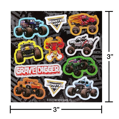 113ct Monster Jam Mini Sticker Pads_1