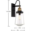 Savoy House Exterior Collections 1 - Light Pendant in  Vintage Black/Warm Brass - 3 of 4