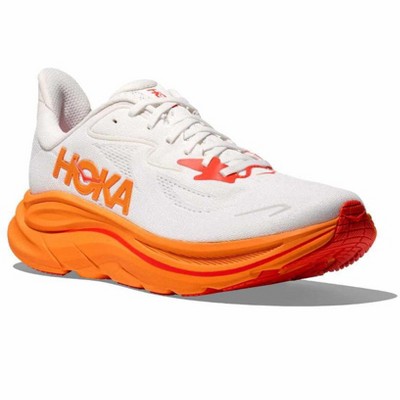 Обувь HOKA Womens Clifton 10 Running Shoes Rost/Orange Zest, Size 10.5 — фото 4
