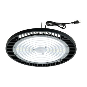 DAKAFUL UFO LED High Bay Light,11.6-15.7in Dimmable 240-400W/5000K/36000-60000LM LED Light,Industrial Lighting for Warehouse,Factory,Shop - 1 of 4
