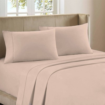 King 400 Thread Count Wrinkle Free Cotton Sheet Set Blush - Purity Home