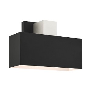Livex Lighting Lynx 1 - Light Wall Light in  Black - 1 of 3