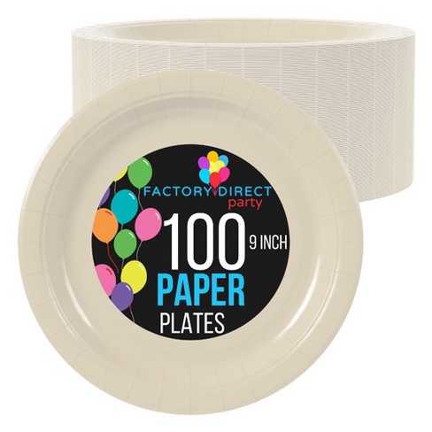 8.5 20ct Dinner Paper Plates Gold - Spritz™