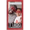 PosterPalooza | Shabby Chic Red Picture Frame - UV Acrylic, Foam Board Backing, Hanging Hardware - 2 of 4
