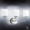 Urban Ambiance Luxury Contemporary Bathroom Vanity Light,  11.125"H x 23.875"W,  Polished Chrome Finish, UHP2571 - 3 of 4