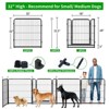 Dog Playpen Outdoor Extra Wide 24 Panels Heavy Duty Dog Fence 32" Height - 4 of 4