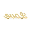Cheung's Amara Cast Iron Gold Finish Table Dcor - Love - 4 of 4
