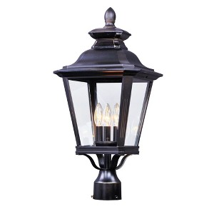 Maxim Lighting Knoxville 3 - Light Post Light in  Bronze - 1 of 4