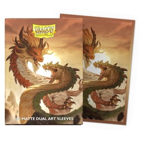 Arcane Tinmen Dragon Shield Sleeves: Standard Matte Dual Art - Year of the Wood Snake 2025 100CT - 1 of 2