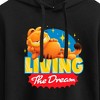Women's - Garfield - Living The Dream Cropped Graphic Hoodie - 2 of 3