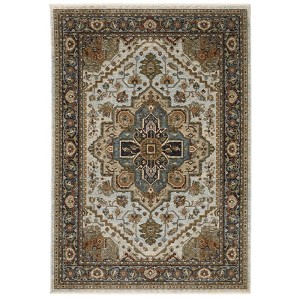 Oriental Weavers Aberdeen 1144W Beige/ Sky Blue Indoor Area Rug - 2' x 3' - 1 of 4
