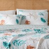 Coastal Beach Reversible Quilt Set With Shams - Great Bay Home - 2 of 4