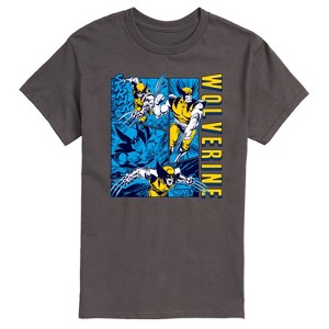 Men's - Marvel - Wolverine Comic Book Panels Short Sleeve Graphic T-Shirt - 1 of 4