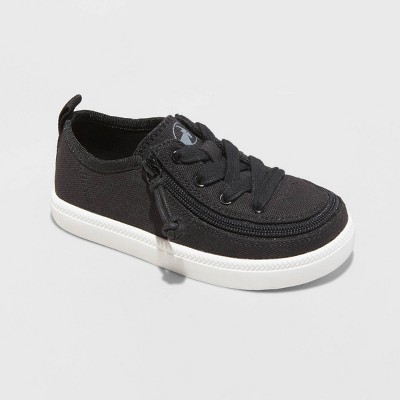 BILLY Footwear Kids' Harbor Low Top Zipper Sneakers - Black