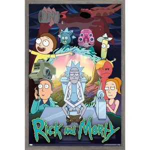Trends International Rick And Morty - Season 4 Group Framed Wall Poster Prints - 1 of 4