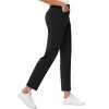 Women's Golf Pants with Pockets Lightweight Qucik Dry Casual 7/8 Work Ankle Pants for Women - 2 of 4