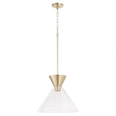 Quorum Lighting Beldar 1 - Light Pendant in  Aged Brass