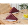 Unique Bargains Restaurant Wedding Banquet Sateen Napkins 20 x 20 Inches 6 Pcs - 2 of 4