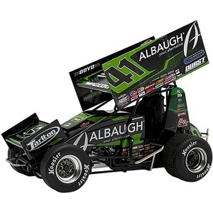Winged Sprint Car #41 Carson Macedo "Albaugh" Jason Johnson Racing (2025) 1/18 Diecast Model Car by ACME - 1 of 4