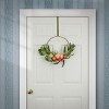 16" Artificial Eucalyptus and Buttercups Hoop Wreath - National Tree Company - 2 of 3