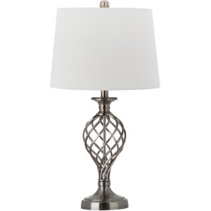 Lattice Urn Table Lamp - Silver - Safavieh - 1 of 4