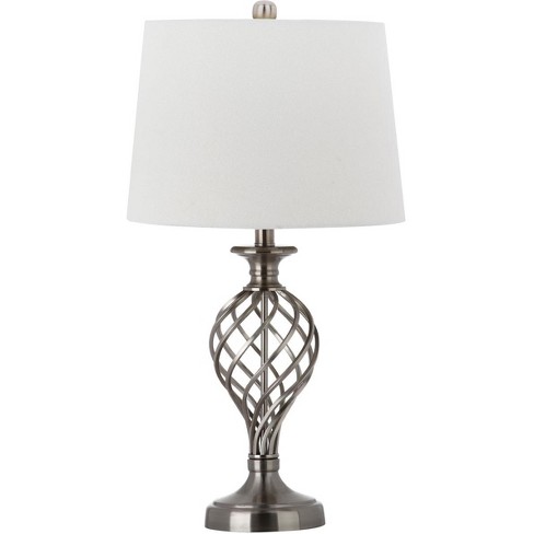 Lattice Urn Table Lamp - Silver - Safavieh - image 1 of 4