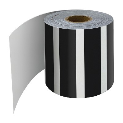 Black and White Striped Bulletin Board Border Pack
