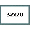 PosterPalooza | Simple Blue Picture Frame - UV Acrylic, Backing Board, Hanging Hardware Included - 2 of 4