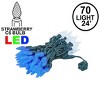 Novelty Lights C6 LED Christmas String Lights 70 Strawberry Bulbs (Green Wire, 24 Feet) - 2 of 4