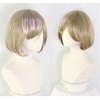 Unique Bargains Women's Bob Wigs 13" Brown with Wig Cap Straight Hair - 4 of 4