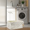 Unique Bargains Foldable Pattern Laundry Basket 15.75"x11.81"x7.87" 1 Pc - 2 of 4