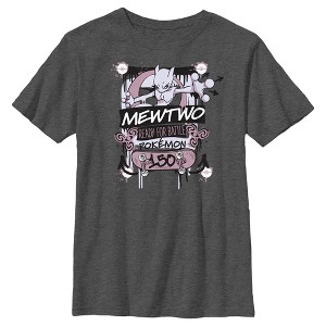 Boy's Pokemon Mewtwo Ready for Battle T-Shirt - 1 of 4
