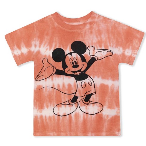 Disney Toddler Relaxed Fit Short Sleeve Crew Graphic Tee - Red 2t : Target